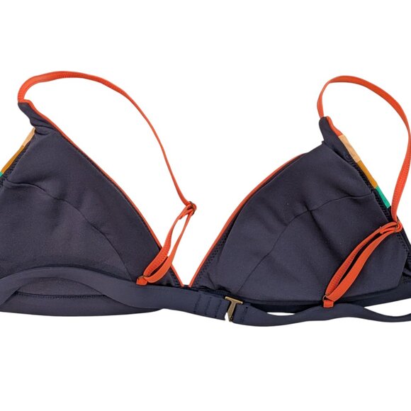 Rip Curl Day Break Bikini Top Size XL D Cup NWT Navy Multicolor Surf Swim Beach - Picture 4 of 8